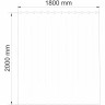 Шторка для ванной WASSERKRAFT ELBE SC-72101