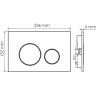 Система инсталляции для унитазов WASSERKRAFT DILL 61TLT.010.ME.MG02