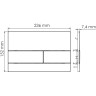 Система инсталляции для унитазов WASSERKRAFT DILL 61TLT.010.ME.WM04