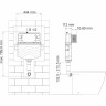 Встраиваемый смывной бачок WASSERKRAFT ALLER 10TLT.031.ME.CH01